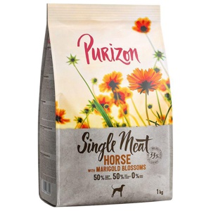Purizon Single Meat Adult Pferd mit Süßkartoffel und Ringelblumenblüten Produktbild