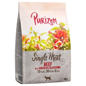 Purizon Single Meat Rind mit Hibiskusblüten Produktbild