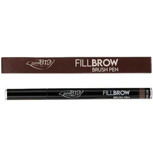 PuroBIO Eyebrow Fillbrow Brush Pen 0,7 ml Dark Brown 03 produkt bild