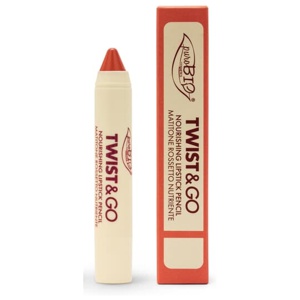 puroBIO Twist & Go Nourishing Lipstick Pencil 502 Peach Nude 2,9 g produkt bild