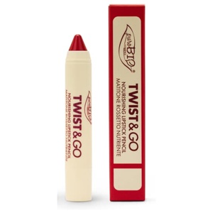puroBIO Twist & Go Nourishing Lipstick Pencil 505 Raspberry Red 2,9 g produkt bild
