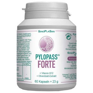 PYLOPASS FORTE 200 mg+Vit.B12+Olivenblattextr.Kps. Produktbild