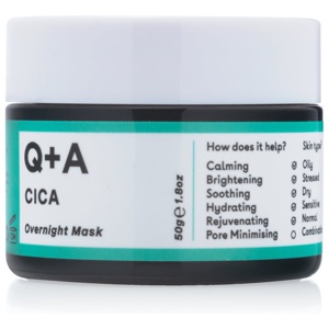 Q+A Cica Overnight Face Mask 50 g produkt bild