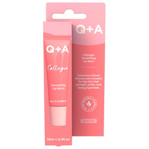 Q+A Collagen Rose Tint Lip Balm - 10 ml. produktbillede