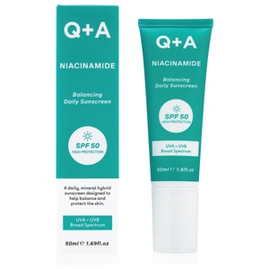 Q+A Niacinamide Balancing Face Sunscreen SPF 50 50 ml produktbilde