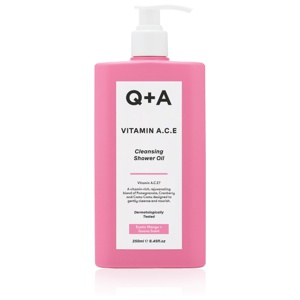 Q+A Vitamin A.C.E Shower Oil 250 ml produktbilde