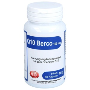 Q10 BERCO 100 mg Kapseln Produktbild