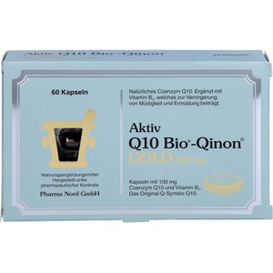 Q10 BIO Qinon Gold 100 mg Pharma Nord Kapseln Produktbild