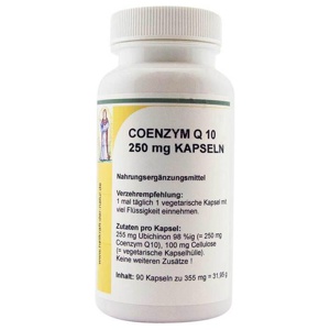 Q10 Coenzym 250 mg Kapseln, 90 St Kapseln Produktbild