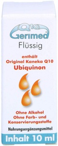 Q10 Gerimed flüssig ohne Alkohol, 10 ml Tropfen Produktbild