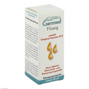 Q10 Gerimed flüssig ohne Alkohol, 30 ml Tropfen Produktbild