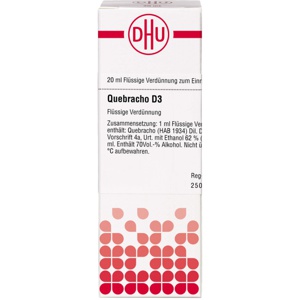 QUEBRACHO D 3 Dilution Produktbild