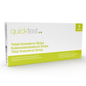 Quicktest X6 Refill Kolesterolstrips 5 st produkt bild