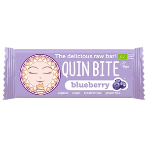 Quin Bite Bar Glutenfri Økologisk   Blåbær produktbillede