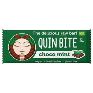 Quin Bite Bar Glutenfri Økologisk   Choco Mint produktbillede
