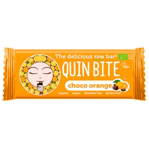 Quin Bite Bar Glutenfri Økologisk   Choko Orange produktbillede