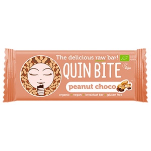 Quin Bite Bar Glutenfri Økologisk   Peanut Choco produktbillede