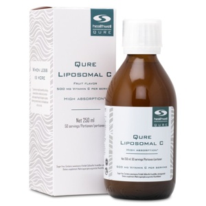 QURE Liposomal C Frugtsmag 250 ml produktbillede
