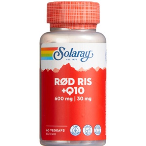 Solaray Rød Ris + Q10 produktbillede