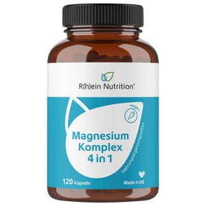 R(h)ein Nutrition Magnesium Komplex 4 in 1 hochdosiert 120 St Kapseln Produktbild