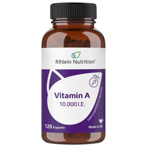 R(h)ein Nutrition Vitamin A 10.000 I.E. 120 St Kapseln Produktbild