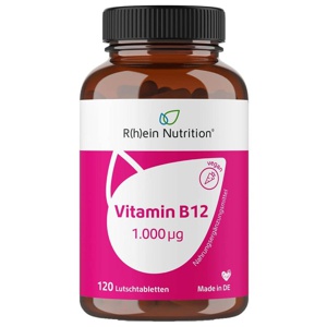 R(h)ein Nutrition Vitamin B12 1.000 120 St Lutschtabletten Produktbild