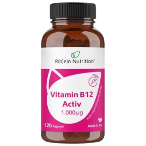 Vitamin B12 Activ 1000 mg hochdosiert+vegan Kapseln Produktbild