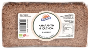 Rømer Amaranth og quinoa brød Ø 500 g produktbillede