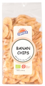 Rømer Bananchips Ø 200 g produktbillede