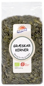 Rømer Græskarkerner Økologisk   400 g produktbillede