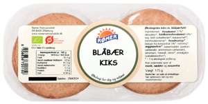 Rømer Kiks m. Blåbærfyld Ø • 175 g. produktbillede