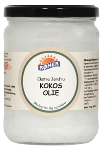Kokosolie ekstra jomfru Ø produktbillede