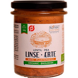 Rømer Linse-ærte smørrepålæg Økologisk   180 g produktbillede