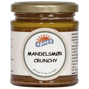 Rømer Mandelsmør crunchy glutenfri Ø produktbillede