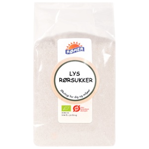 Rømer Rørsukker Lys Fin Økologisk   500 g produktbillede