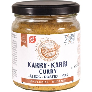 Rømer Smørepålæg Karry Økologisk   200 g produktbillede