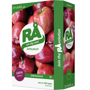RÅ Æblemost Bag-in-box 3000 ml produktbillede