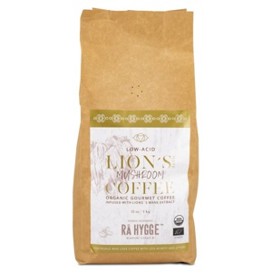 Rå Hygge Lions Mane Svampekaffe 1 kg Hele Bønner produktbillede