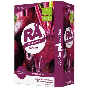 RÅ Rødbedejuice Bag in Box 3000 ml produktbillede