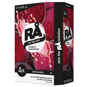 RÅ Rødbedekoncentrat 3000 ml produktbillede