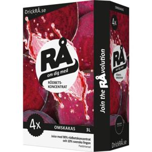 RÅ Rödbetskoncentrat Bag-in-Box, 3000 ml produkt bild
