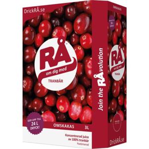 RÅ Tranbär Bag-in-Box, 3000 ml produkt bild