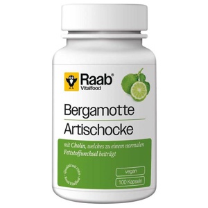 Raab Vitalfood Bergamotte-Artischocke Kapseln Produktbild
