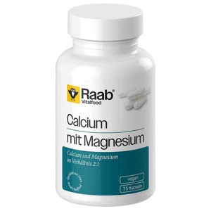 Raab Vitalfood Calcium mit Magnesium Kapseln, 75 St Kapseln Produktbild