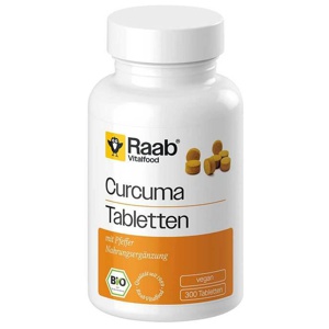 RAAB Vitalfood Curcuma Bio Tabletten Produktbild