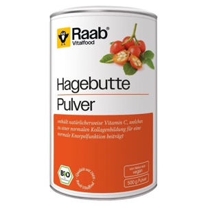 Raab Vitalfood Hagebutte Bio Pulver, 500 g Pulver Produktbild