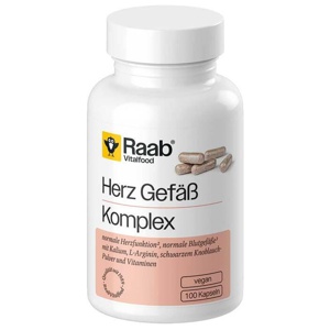 Raab Vitalfood Herz Gefäß Komplex Kapseln, 100 St Kapseln Produktbild