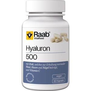 RAAB Vitalfood Hyaluron 500 Kapseln Produktbild