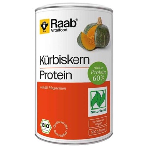 Raab Vitalfood Kürbiskern Protein Pulver, 500 g Pulver Produktbild
