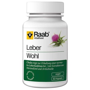 Raab Vitalfood Leberwohl Kapseln Produktbild